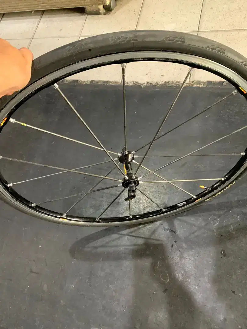 WHEEL SET MAVIC SSC TRACOMP SPOKE CARBON LGHT 590g rims