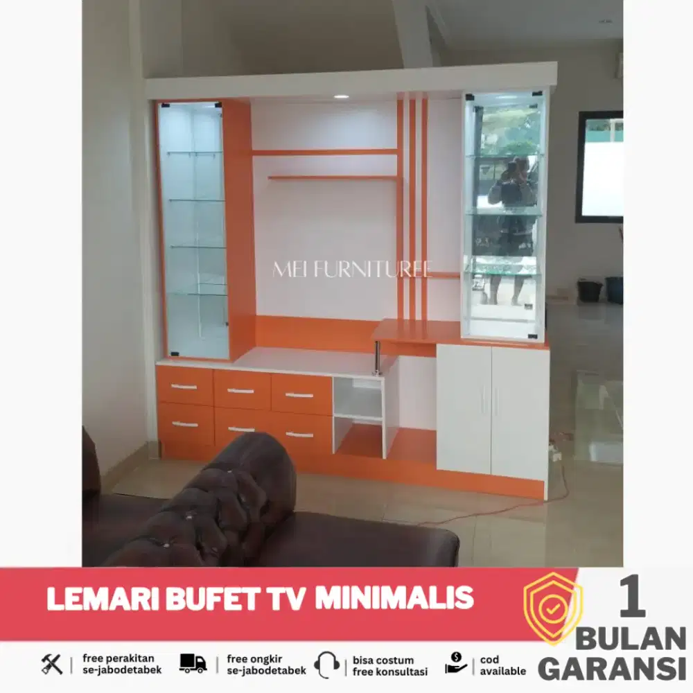 Bufet tv murah lemari tv