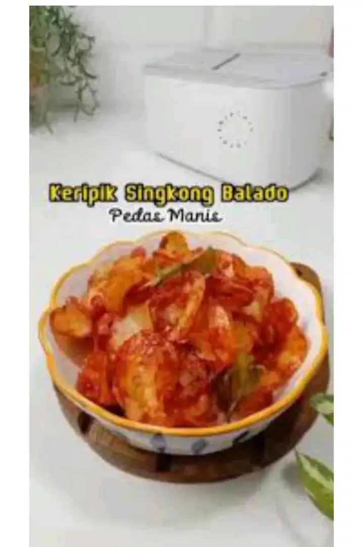 Kripik Singkong Balado Pedas Manis