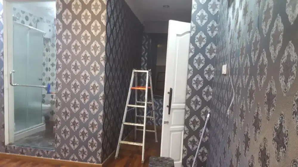 wallpaper dinding bisa custom