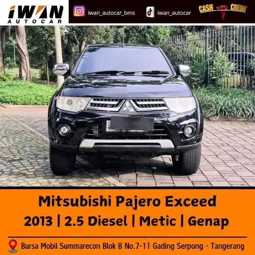 2013 Mitsubishi Pajero Exceed 2.5 AT Diesel