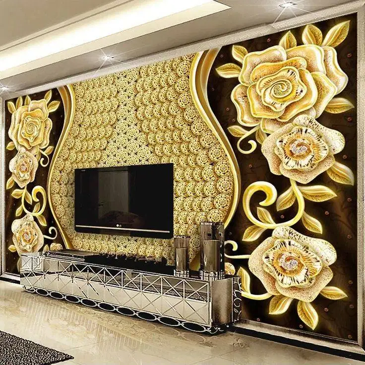 Pesan wallpaper dinding 3d custom toko jual dan pasang gorden murah