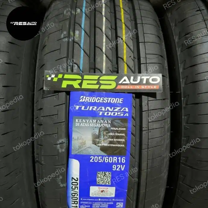 Ban Bridgestone Turanza T005A 205/60 R16 92V (Ban Voxy)