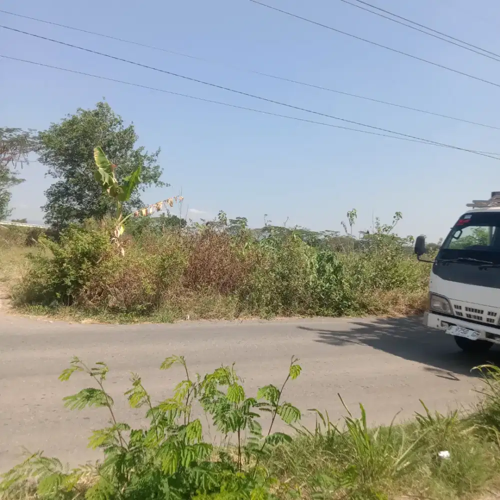 Tanah hook pinggir jalan raya strategis