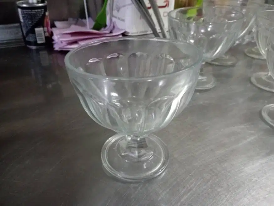 Gelas Mangkuk Es Krim, Es Teler, Es Campur