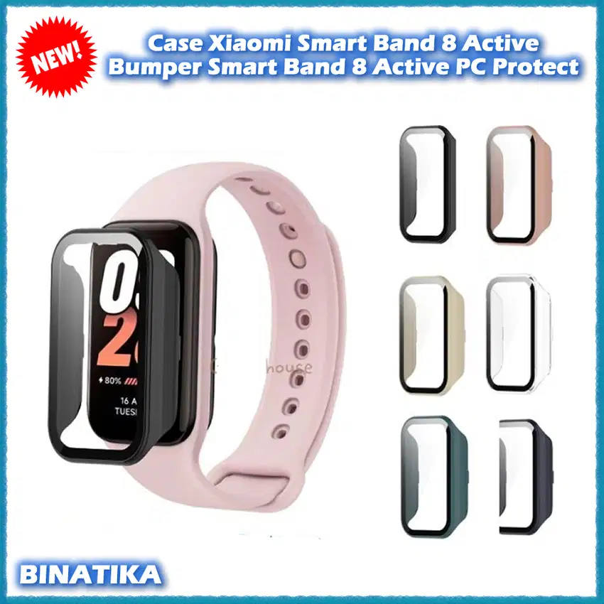 Case Xiaomi Smart Band 8 Active Bumper Smart Band 8 Active PC Protect