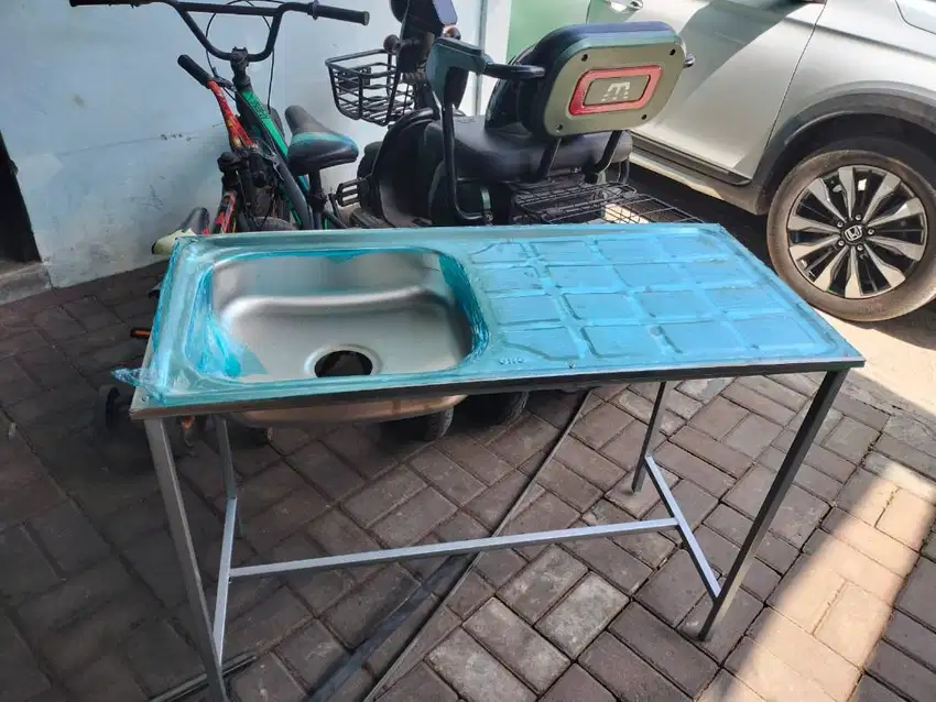 wastafel cuci piring portable stainles