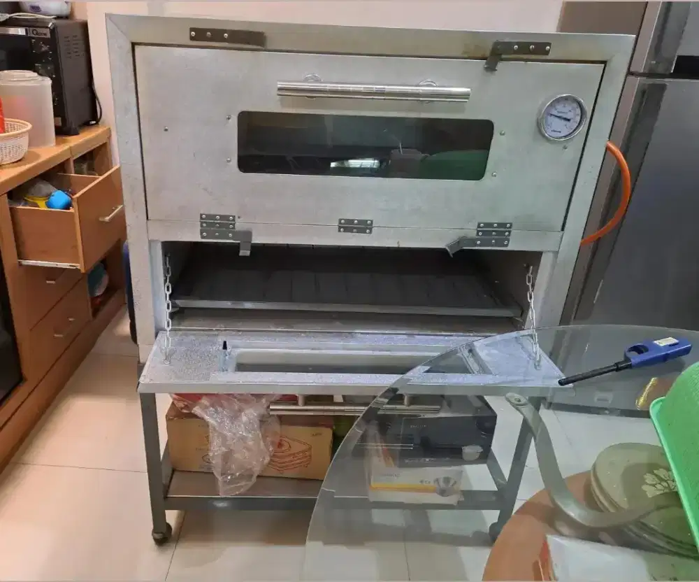 Oven Gas Api atas  bawah UK 75X55X70 bahan  Galvalum