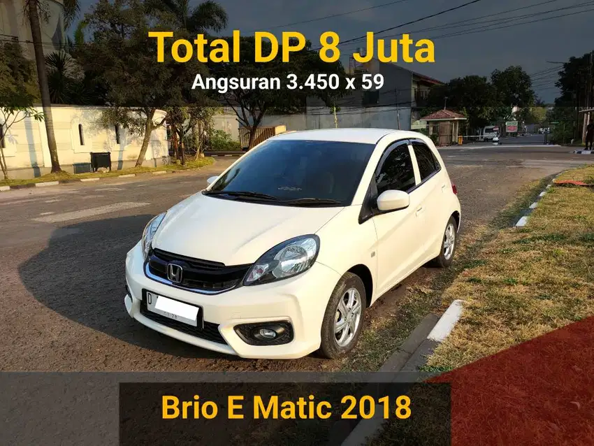 Kredit DP 6 juta. Bisa tenor 5 tahun, Brio E AT 2018