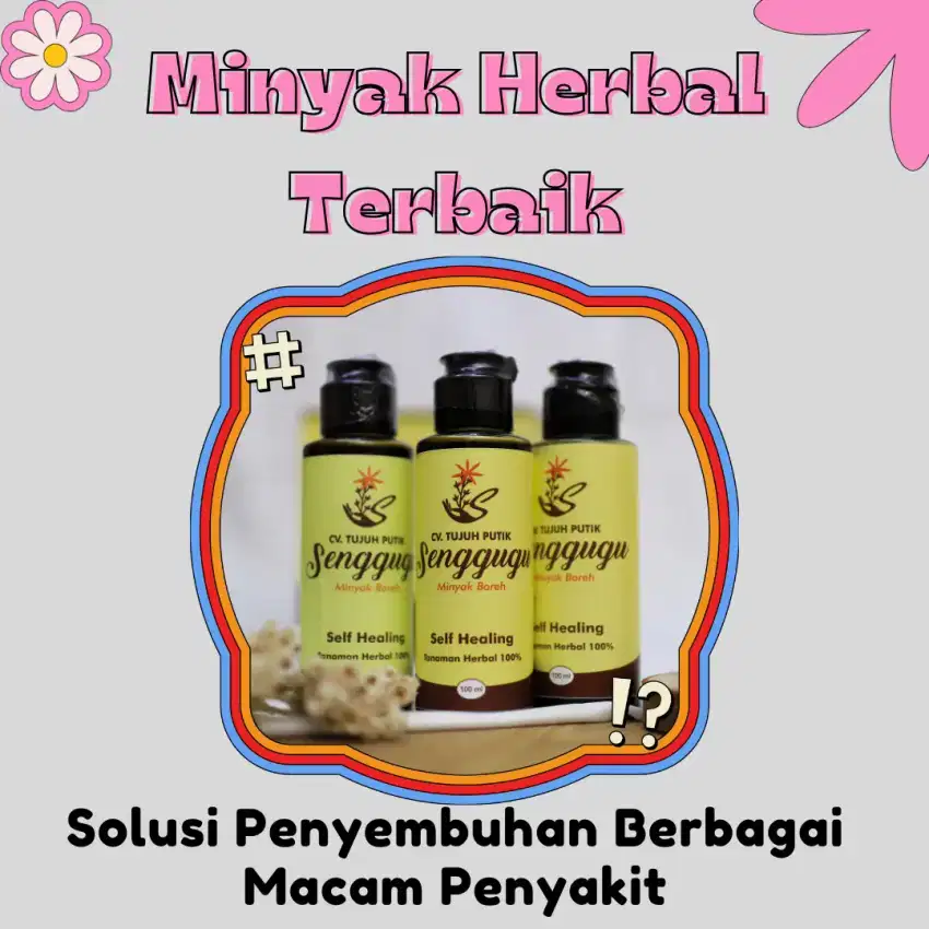 Minyak Herbal Multikhasiat Berbagai Manfaat