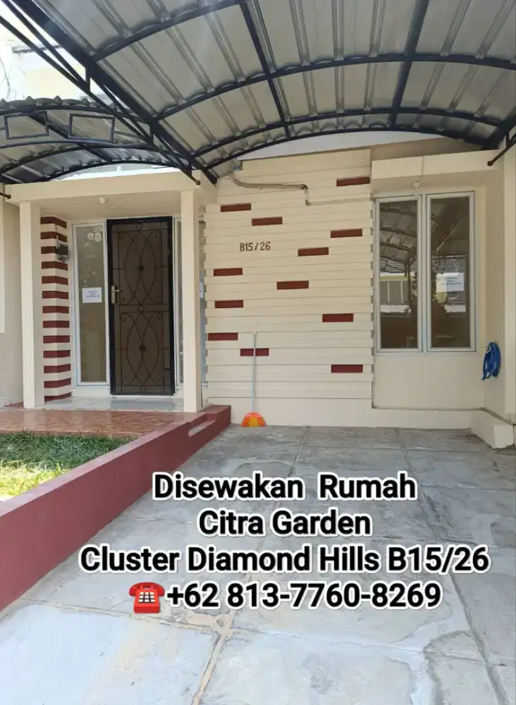 Disewakan rumah citra garden