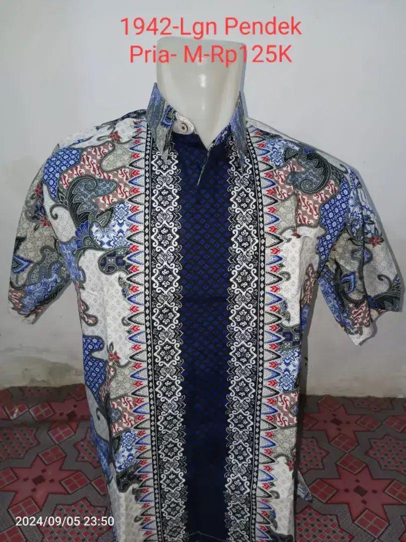 Baju Batik Pria 85 K, 100K & 125 K