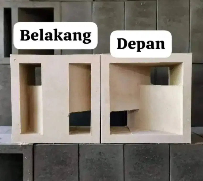 Rosterbeton buat skatan ruang tamu pagar depan rumah