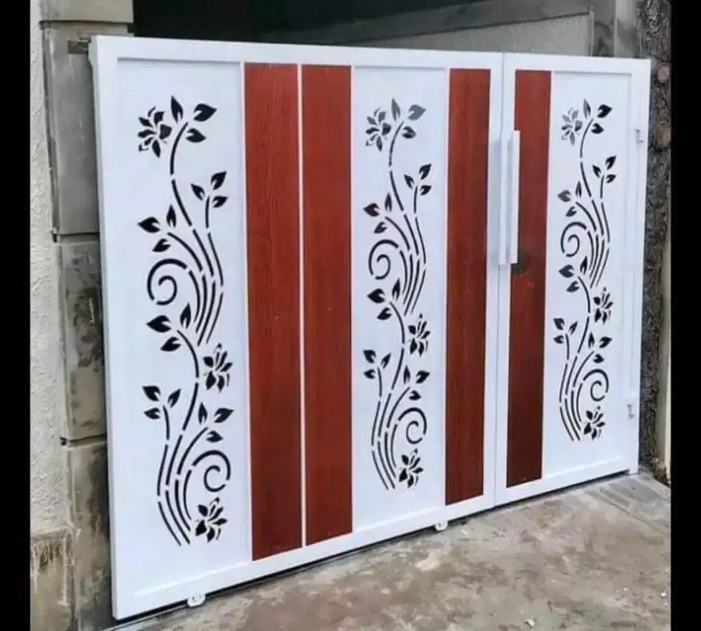 Pagar laser cutting minimalist