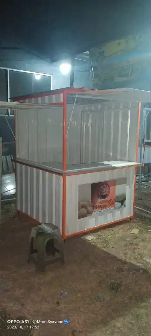 Gerobak booth semi kontainer murah berkualitas