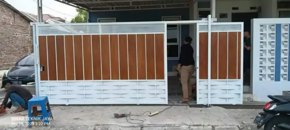 Pagar minimalist modern