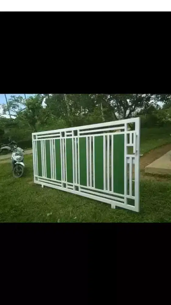 Pagar grc minimalis