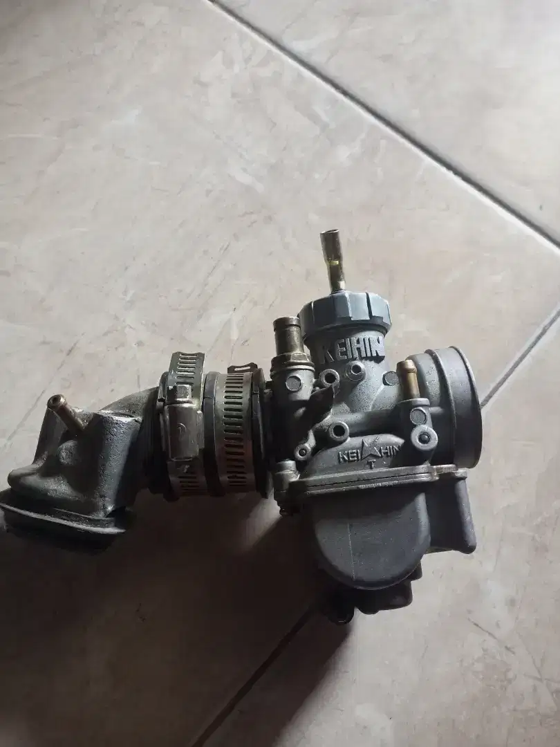 Karburator PE 24 KEIHIN dan inteknya cocok untuk motor Mio,