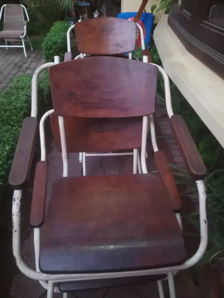 Kursi jati asli barang antik ada 3pcs