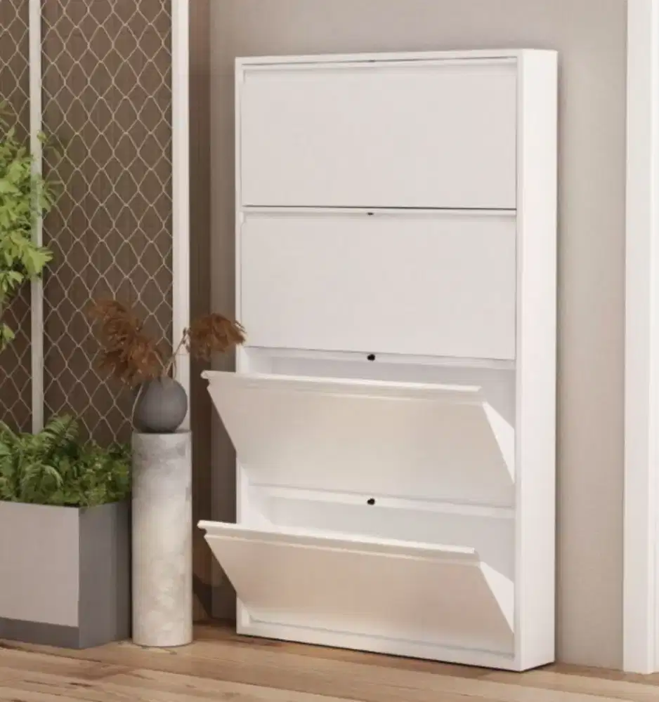 RAK SEPATU BESI/LEMARI SEPATU BESI MINIMALIS - GION MSR 80 - PIRA