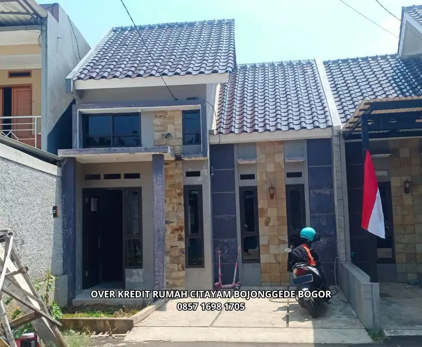 Rumah Take Over 49JT dkt Stasiun @ Graha indah citayam Sasak panjang