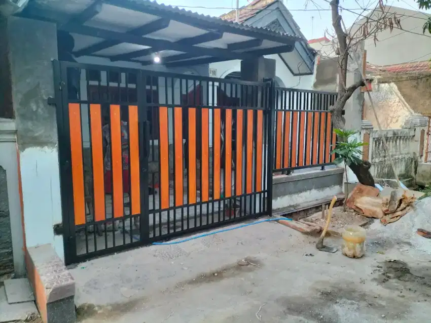 Pagar minimalis motif
