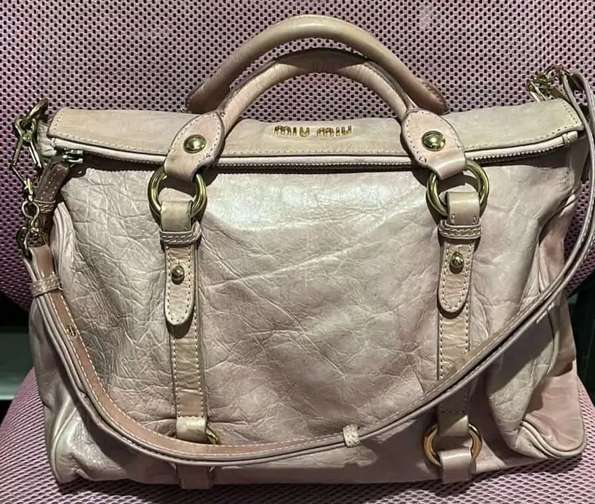 Soulderbag MIU MIU Pink Kulas PRELOVED