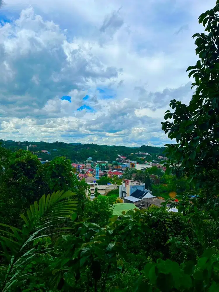 Dijual Tanah di tengah kota, di atas bukit