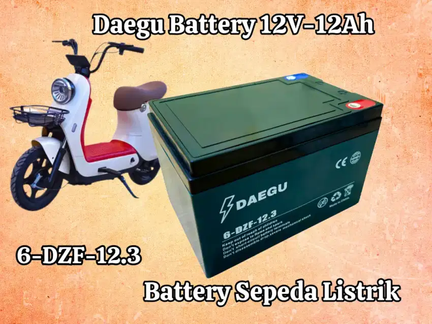 Battery Sepeda Listrik 12V-12Ah Daegu