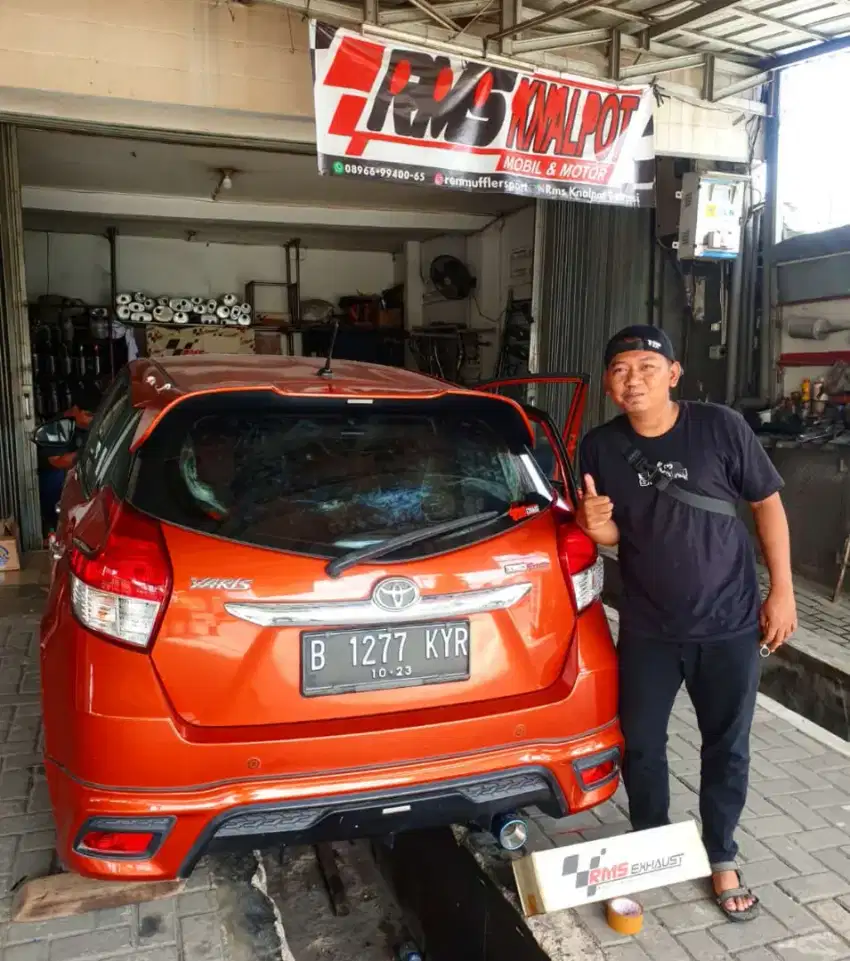 knalpot racing mobil jazz,xenia,vios,yaris,bmw,brio,ayla,ertiga