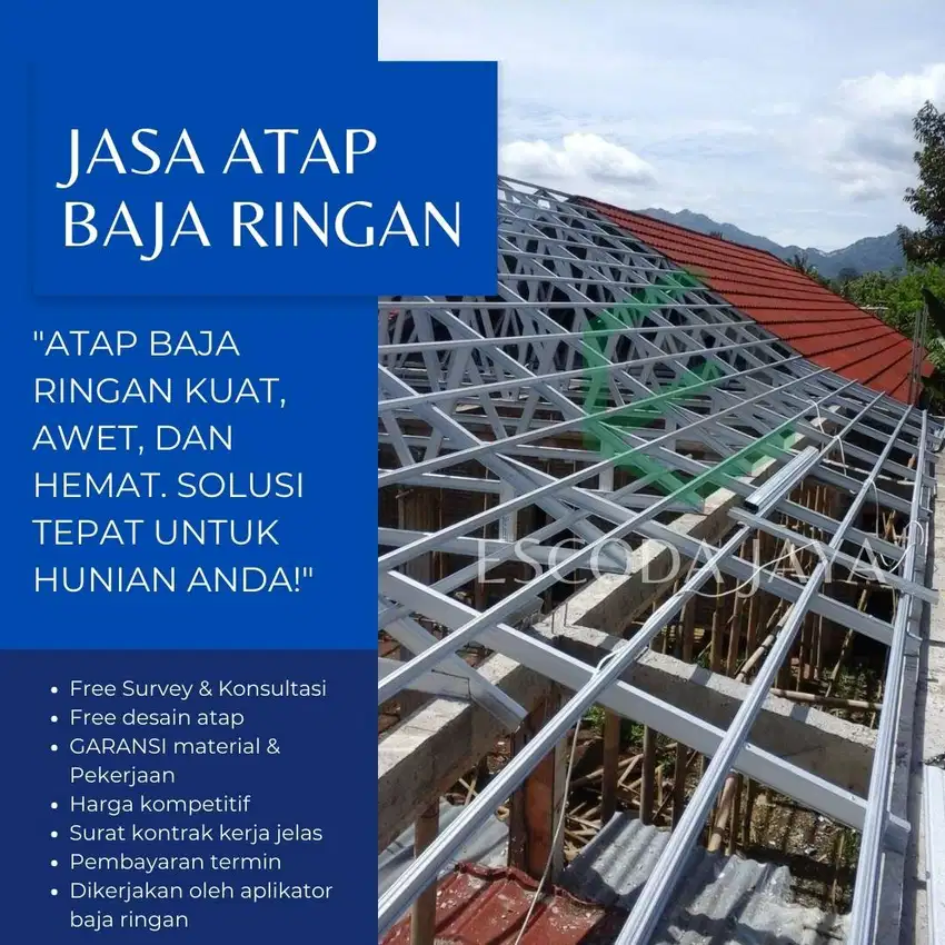 Borongan Pasang Atap Rumah di Surabaya