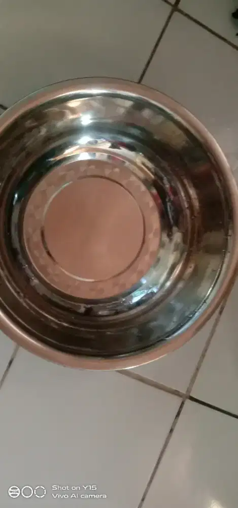 Dijual baskom stainless Diameter 38 cm