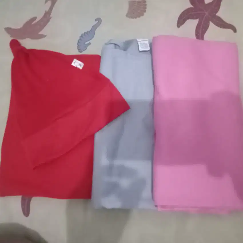 Bedong bayi 3pcs free topi, my baby diapers cream baru