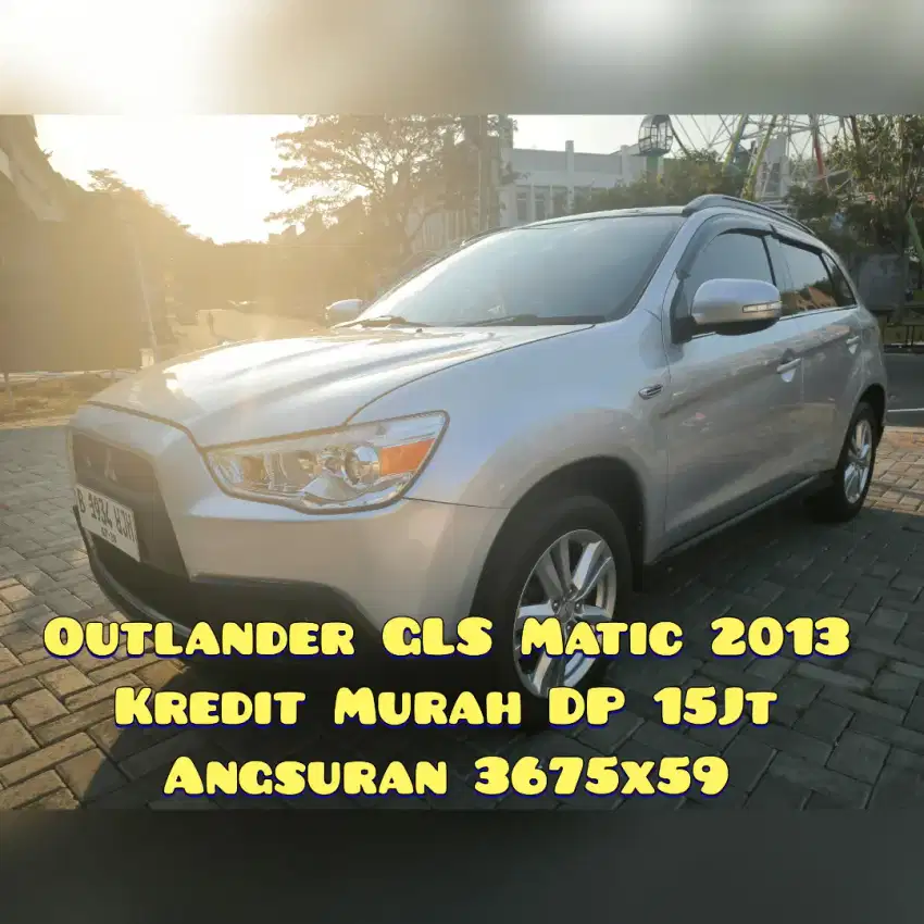 Outlander GLS Matic 2013 Km90Rban Langsung Balik Nama Pembeli