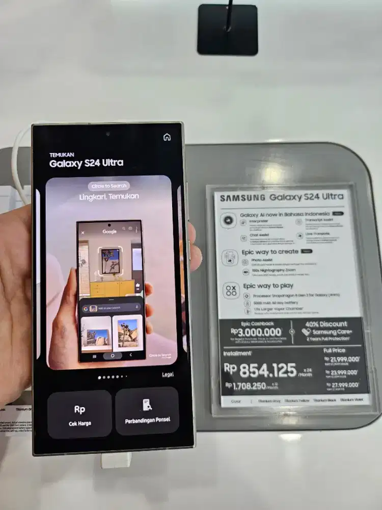 Promo Samsung Galaxy S24 Ultra 5G Cashback Up to 3 Juta