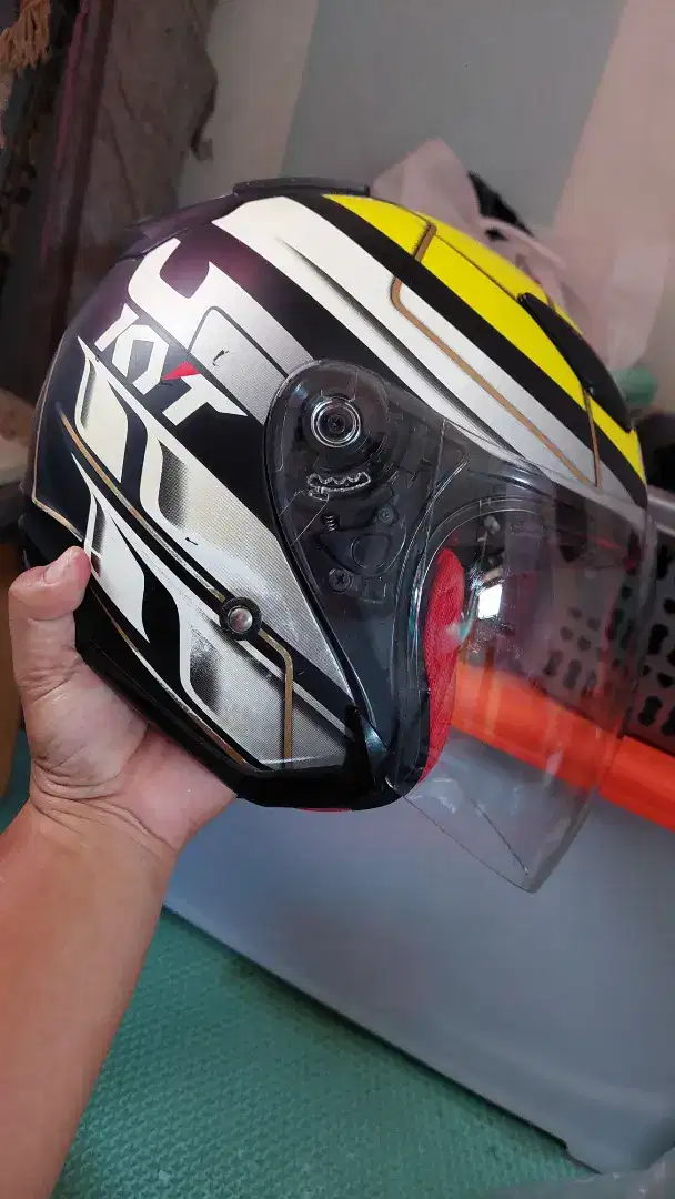 Jual helm kyt motif half face
