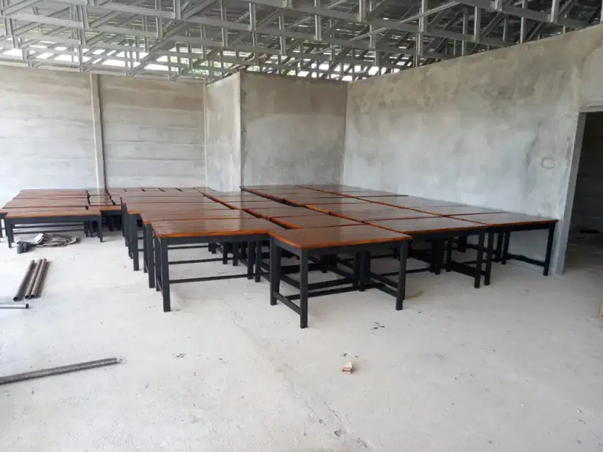 Meja usaha kantor dan warung makan,  meja  kayu serbaguna