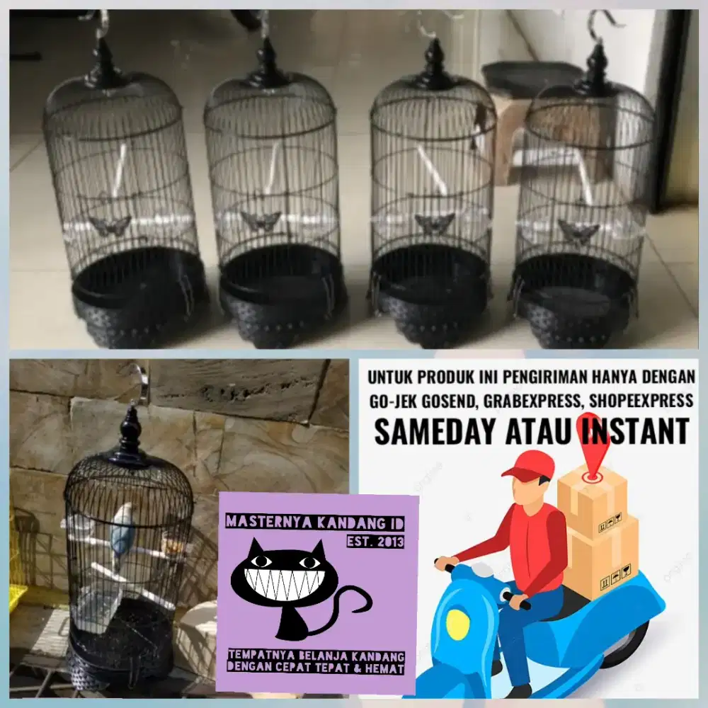 SANGKAR BURUNG KECIL D23CM MERK BOOM