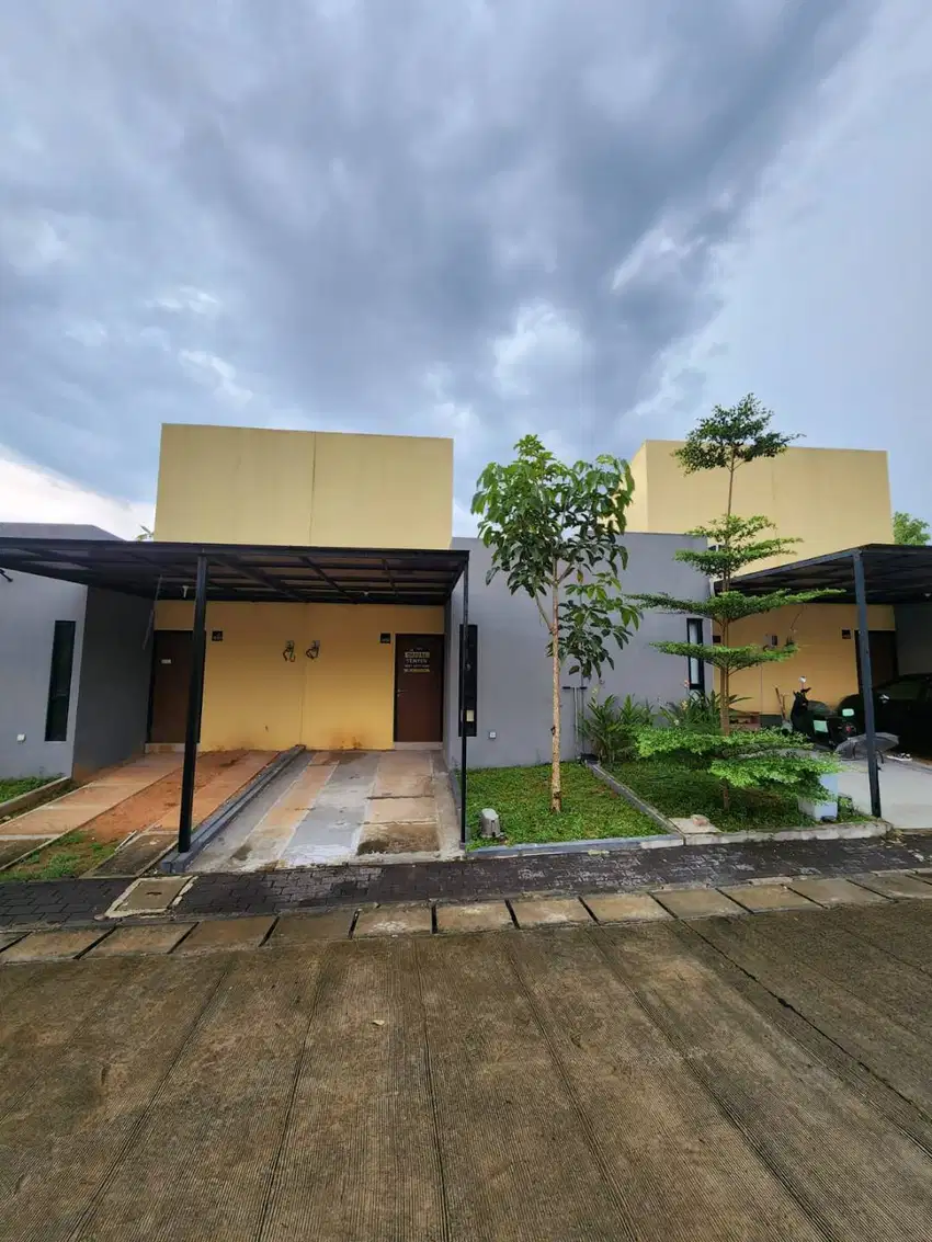 Di jual rugi rumah baru furnish di samanea hill parung panjang