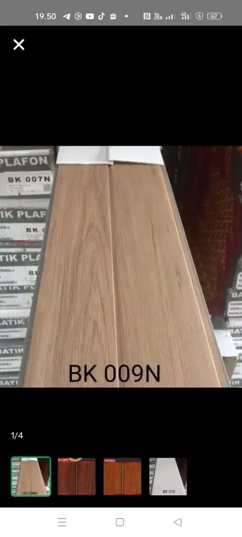 Plafon pvc bk 012 N