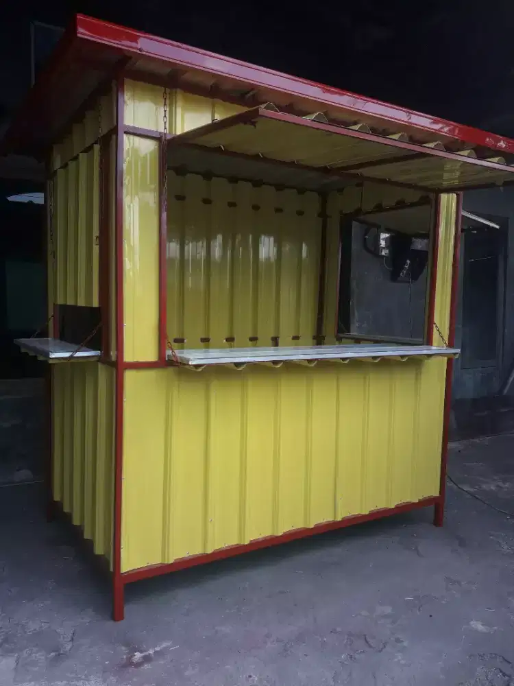 Booth semi kontainer murah kekinian