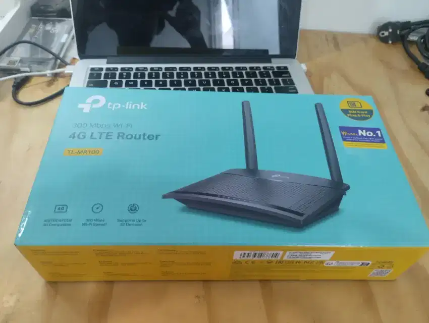 Router WiFi TP-Link tipe TL-MR100 2 Port LAN