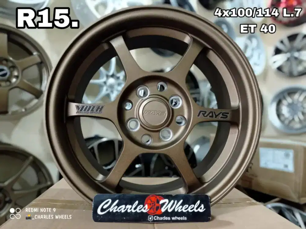 velg baru ssr type c bronze ring15