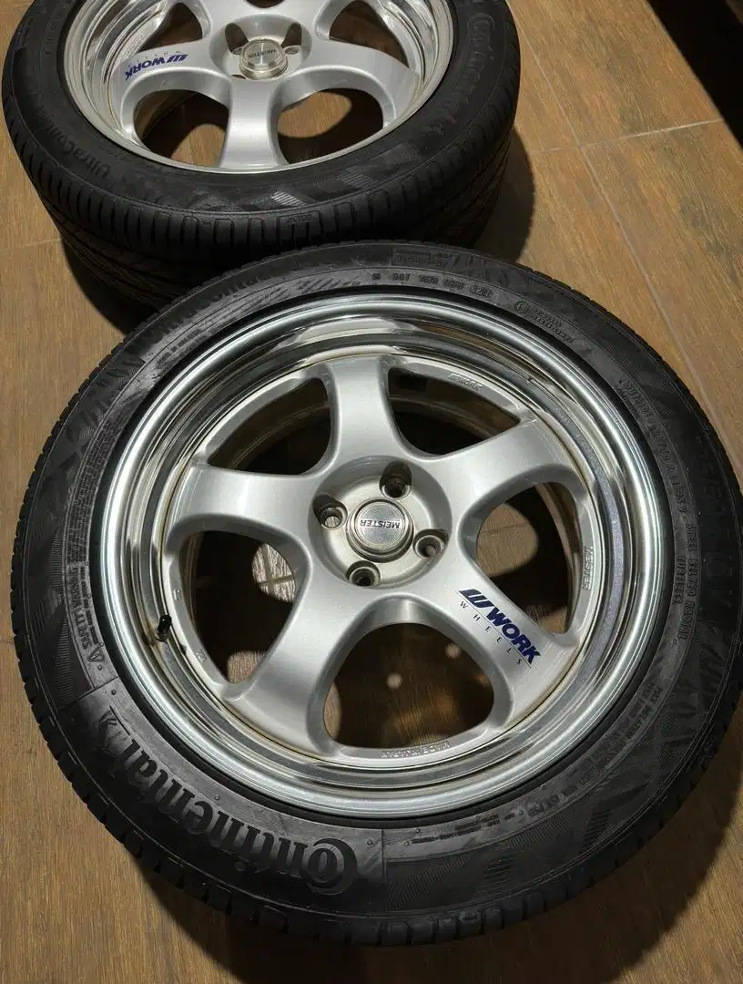 Velg original work meister S1R ring 18 PCD 4x100 mulus