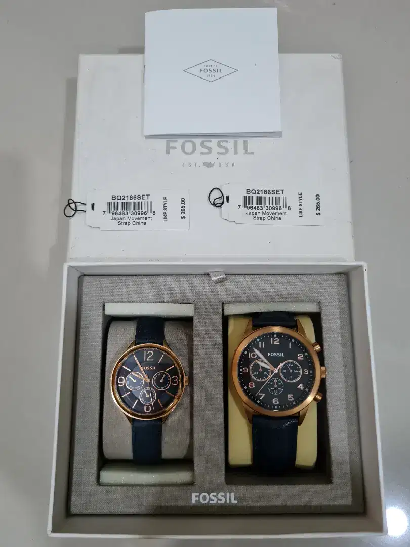 Fs jam tangan couple Fossil