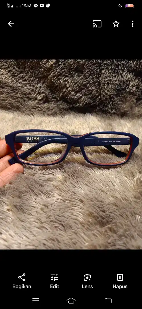 Frame kacamata hugo boss