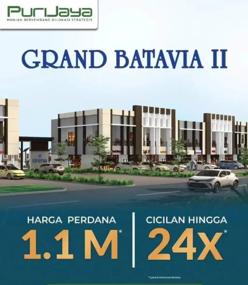 Ruko murah cluster sirena grand batavia