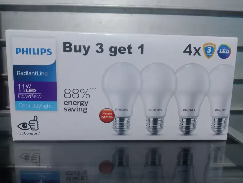 LED Philips 11W isi4 Murah