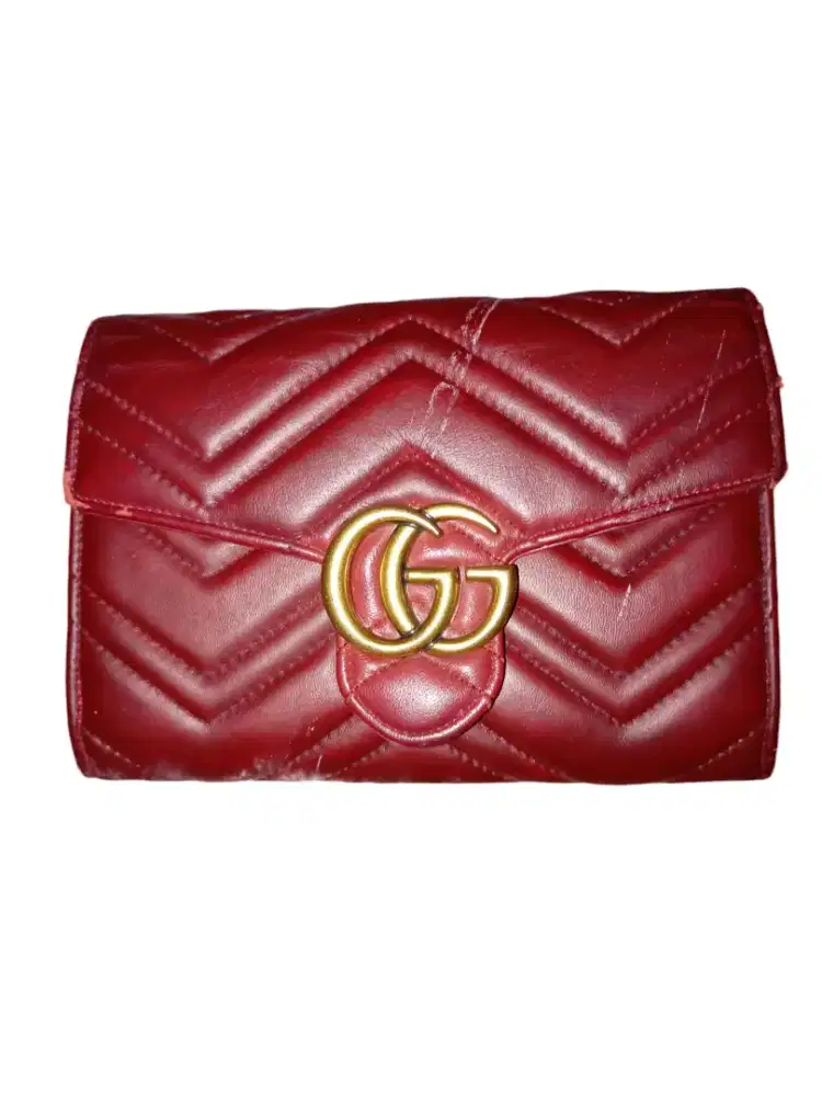 Tas Tali slempang warna merah