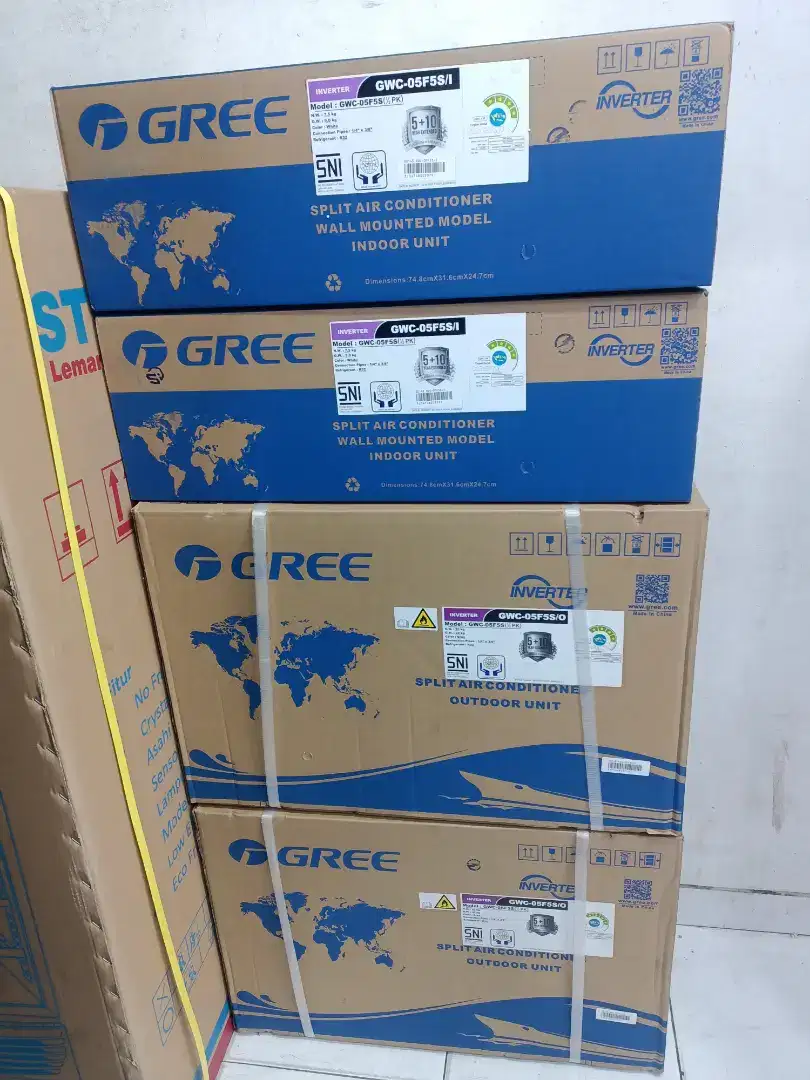AC GREE INVERTER 1/2 PK BARANG BARU GARANSI RESMI PABRIK